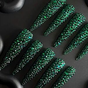 Press on Nails Sexy stiletto baby bubble custom acrylic/gel